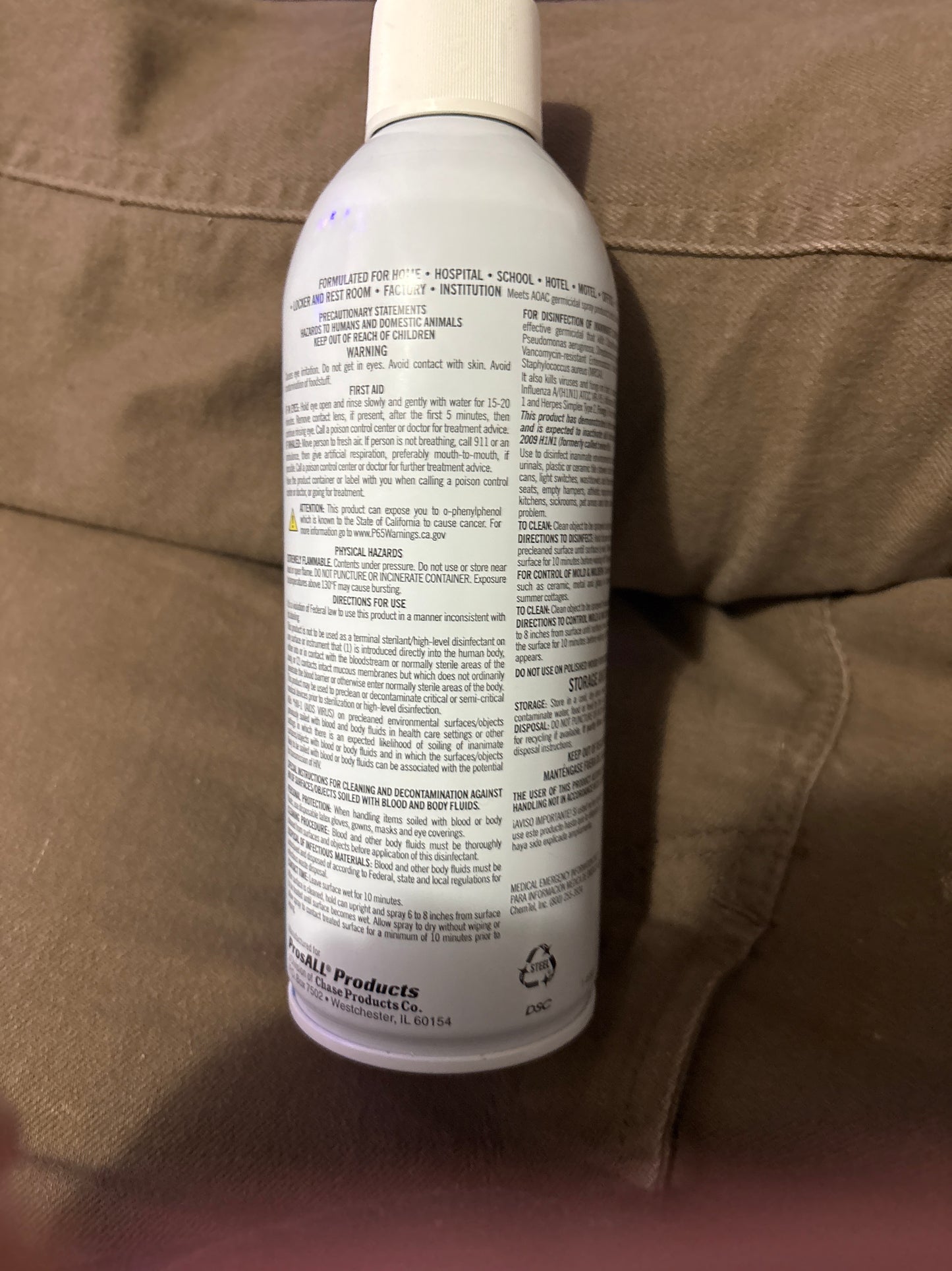 Disinfectant cleaner