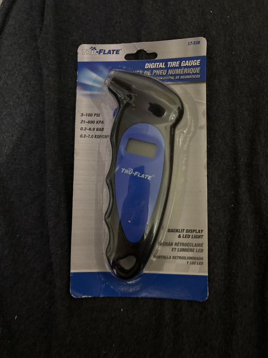 Digital tire gauge batteries included